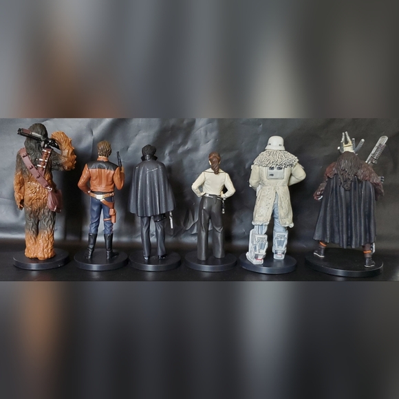 Disney Star Wars Han Solo Movie PVC LOT of 6 - Action Figures Cake Toppers - Picture 2 of 16